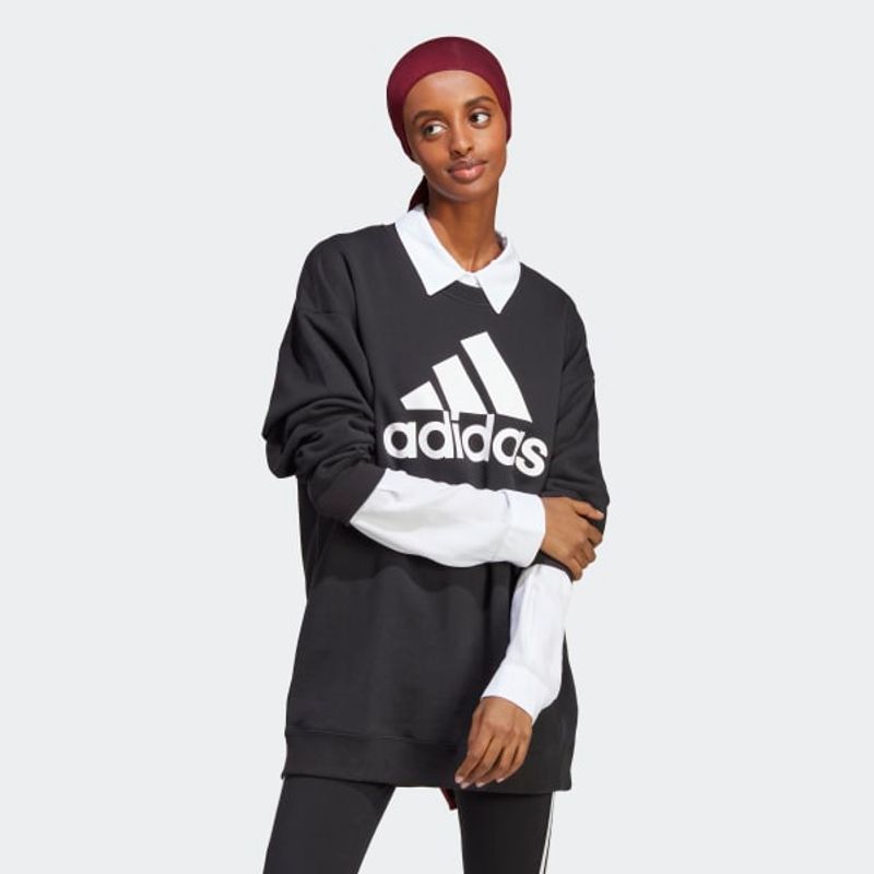 Buzo adidas logo grande online