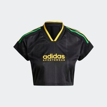 Remera Crop Tiro Cut 3 Rayas