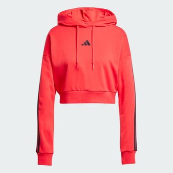 Buzo Essentials French Terry Crop 3 Tiras